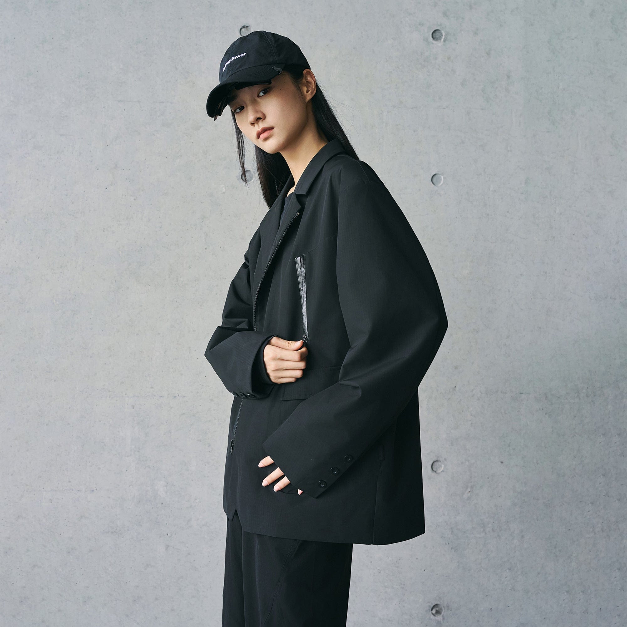 ENSHADOWER Modern Multi-pocket Zipper Outdoor Blazer