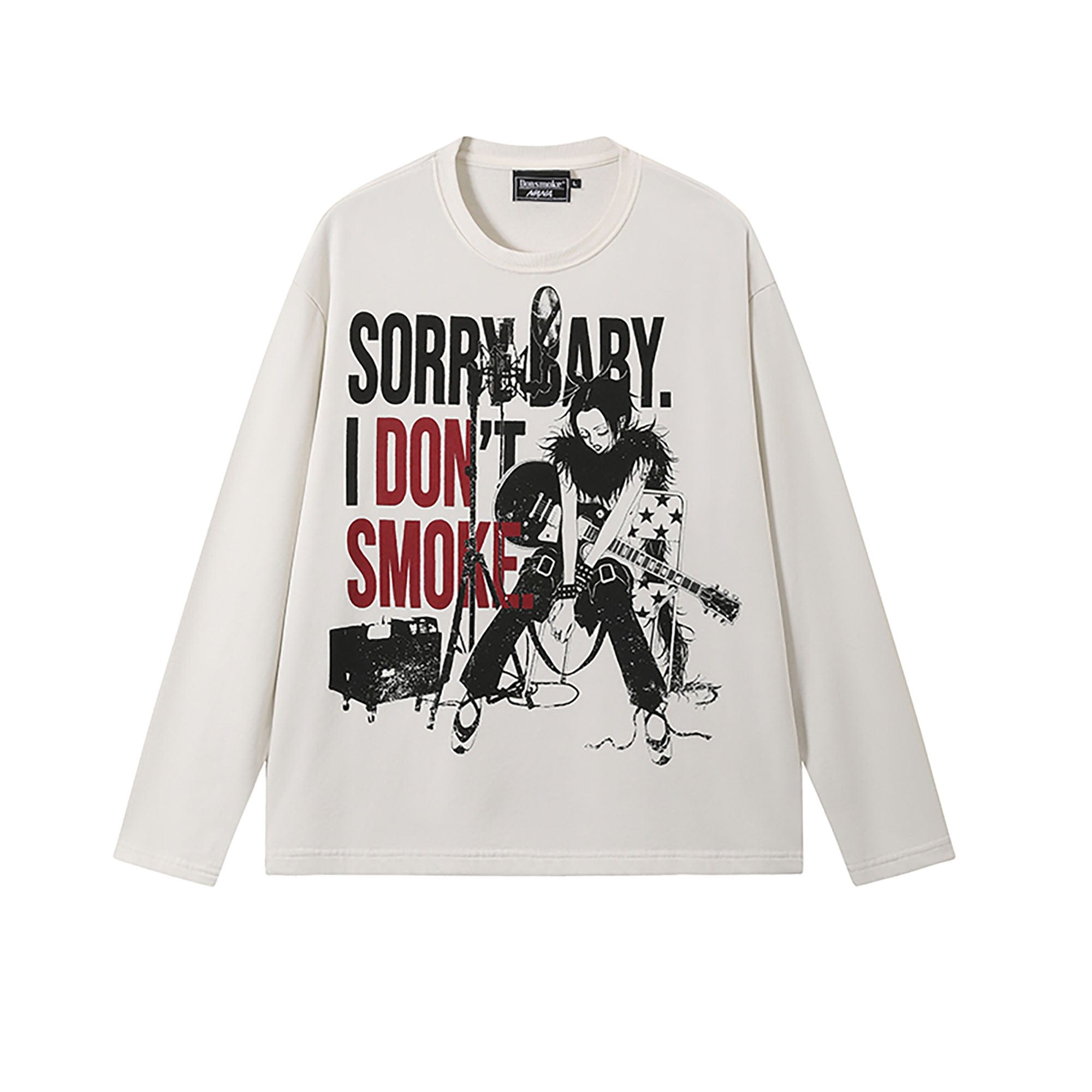 DONSMOKE×NANA Punk Band Graphic Long-Sleeve Tee
