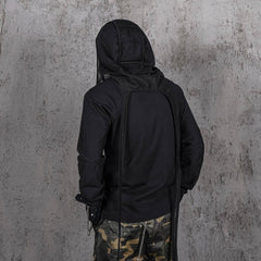 UNDERWATER Mesh-Spliced Long Strap Durag