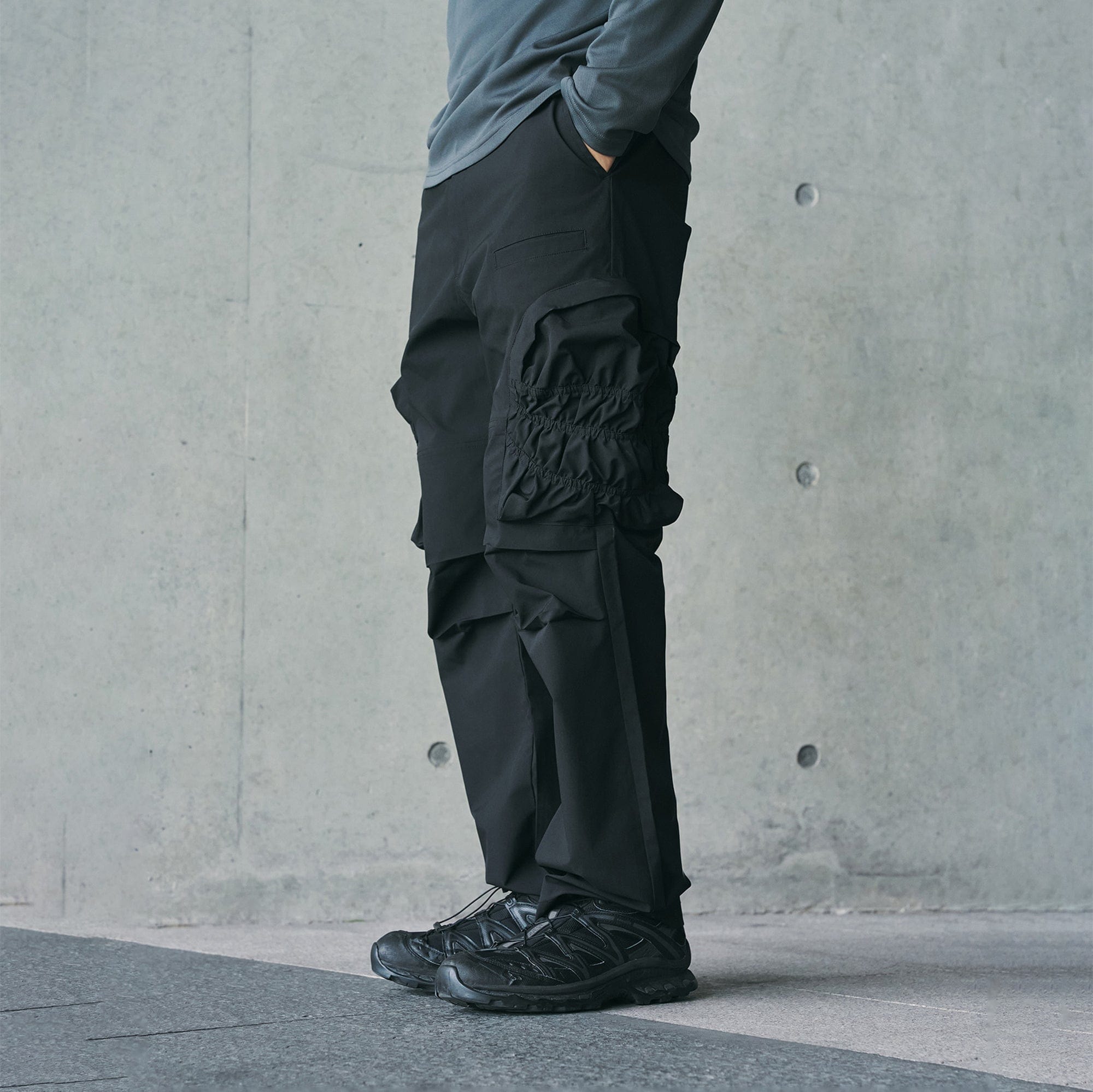 ENSHADOWER Modern Pleated Pocket Ourdoor Pants