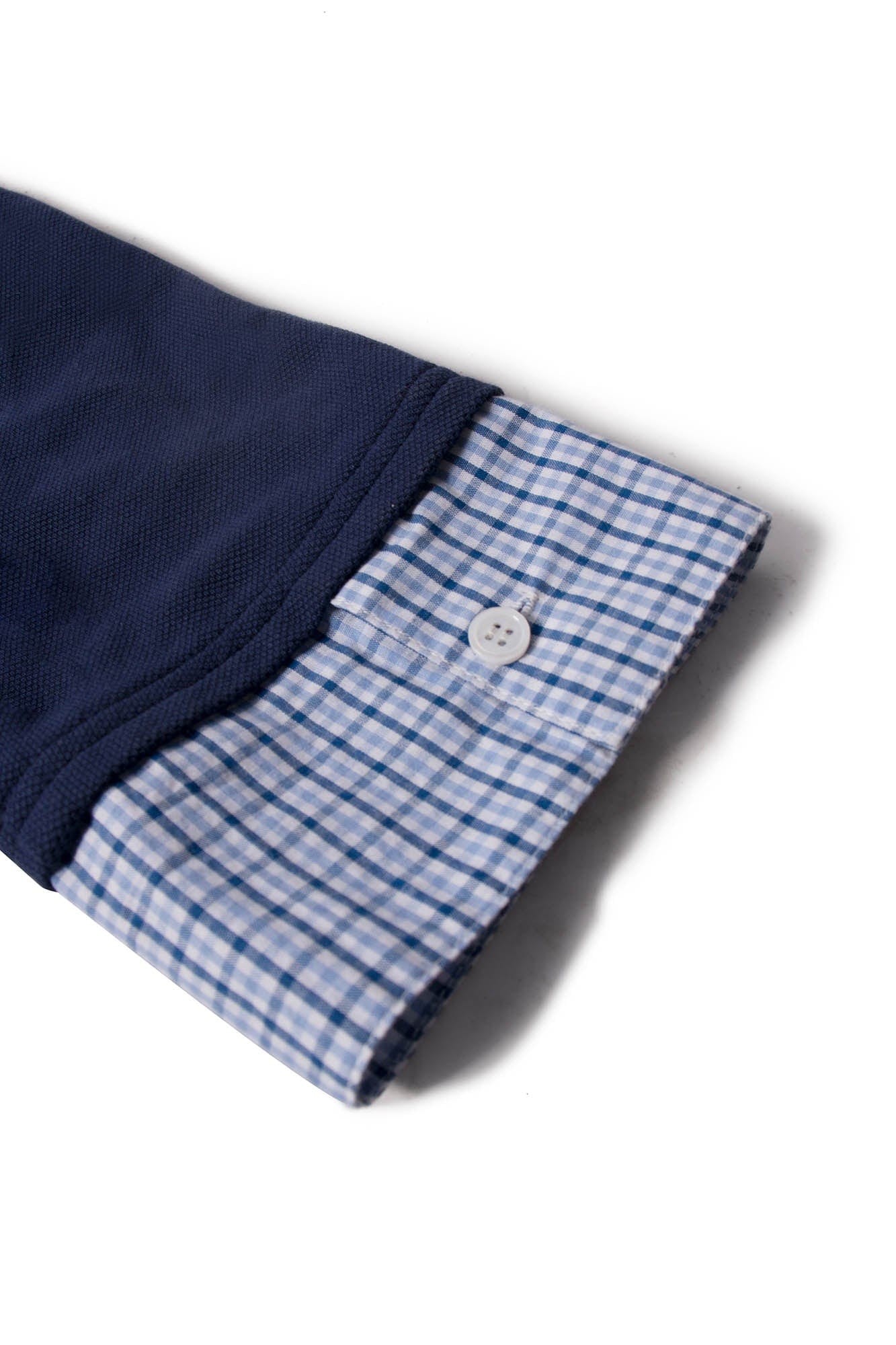 RELABEL Striped Layered Polo T-Shirt