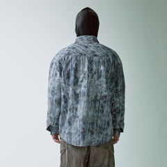 F2CE Spliced Abstract Plaid Shirt