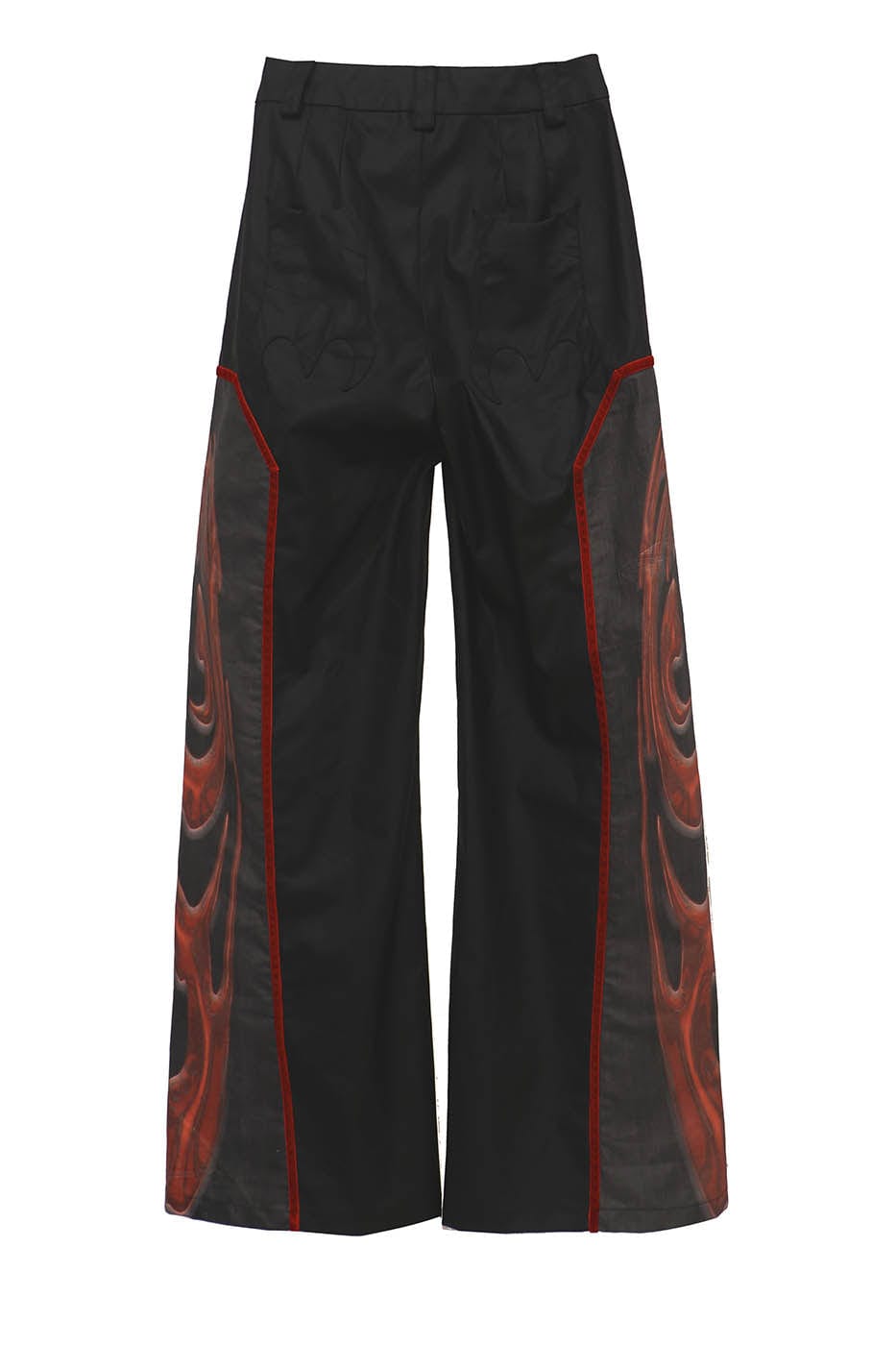 EMBRYO Totem Spliced Wide-Leg Pants