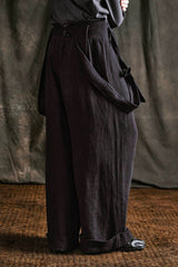 ILNya Nieternite Nifutur Buttoned High-Waist Wide-Leg Overalls