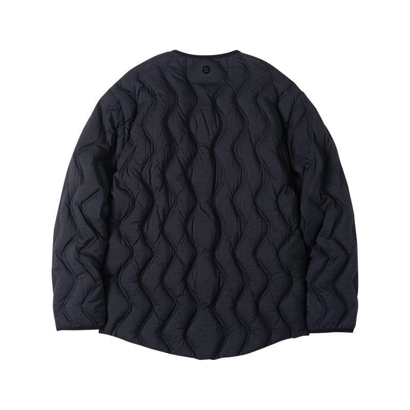 ENSHADOWER Wave Line Texture Light Down Jacket