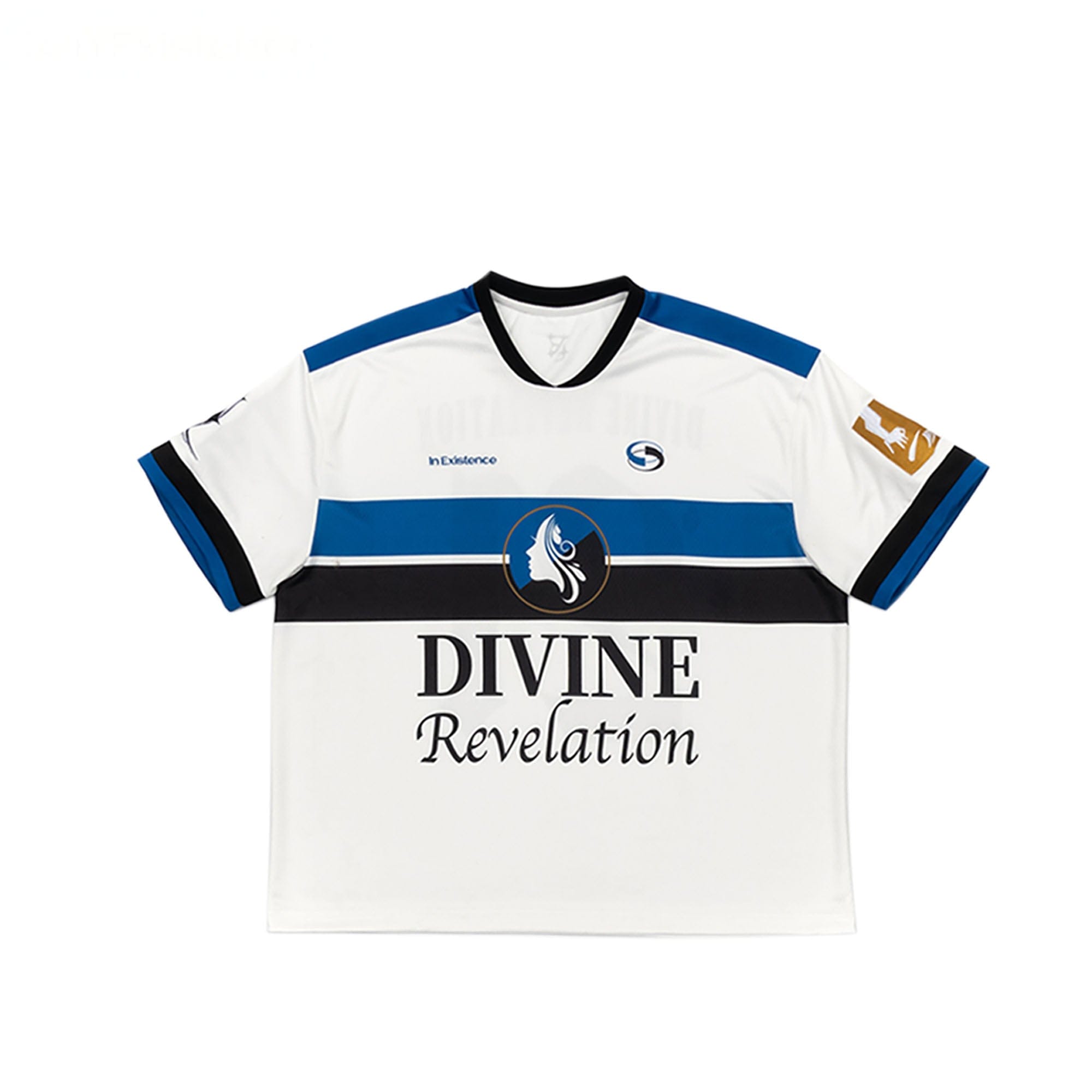 IN EXISTENCE NO.21 Contrast Graphic Sports T-Shirt