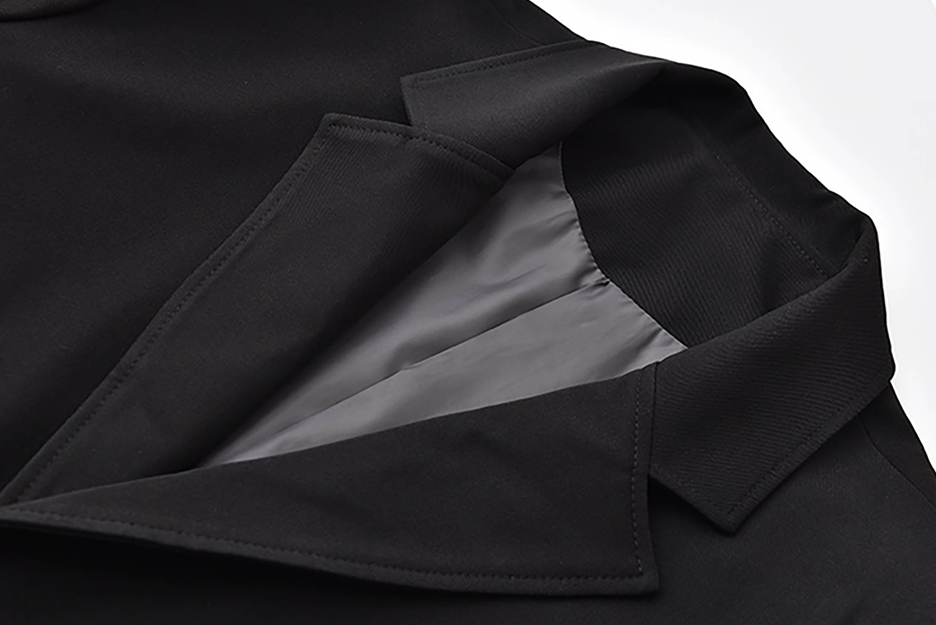 JIECHI The Afterglow Asymmetrical Blazer