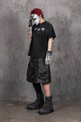 UNDERWATER Distressed Cross Tomb T-Shirt