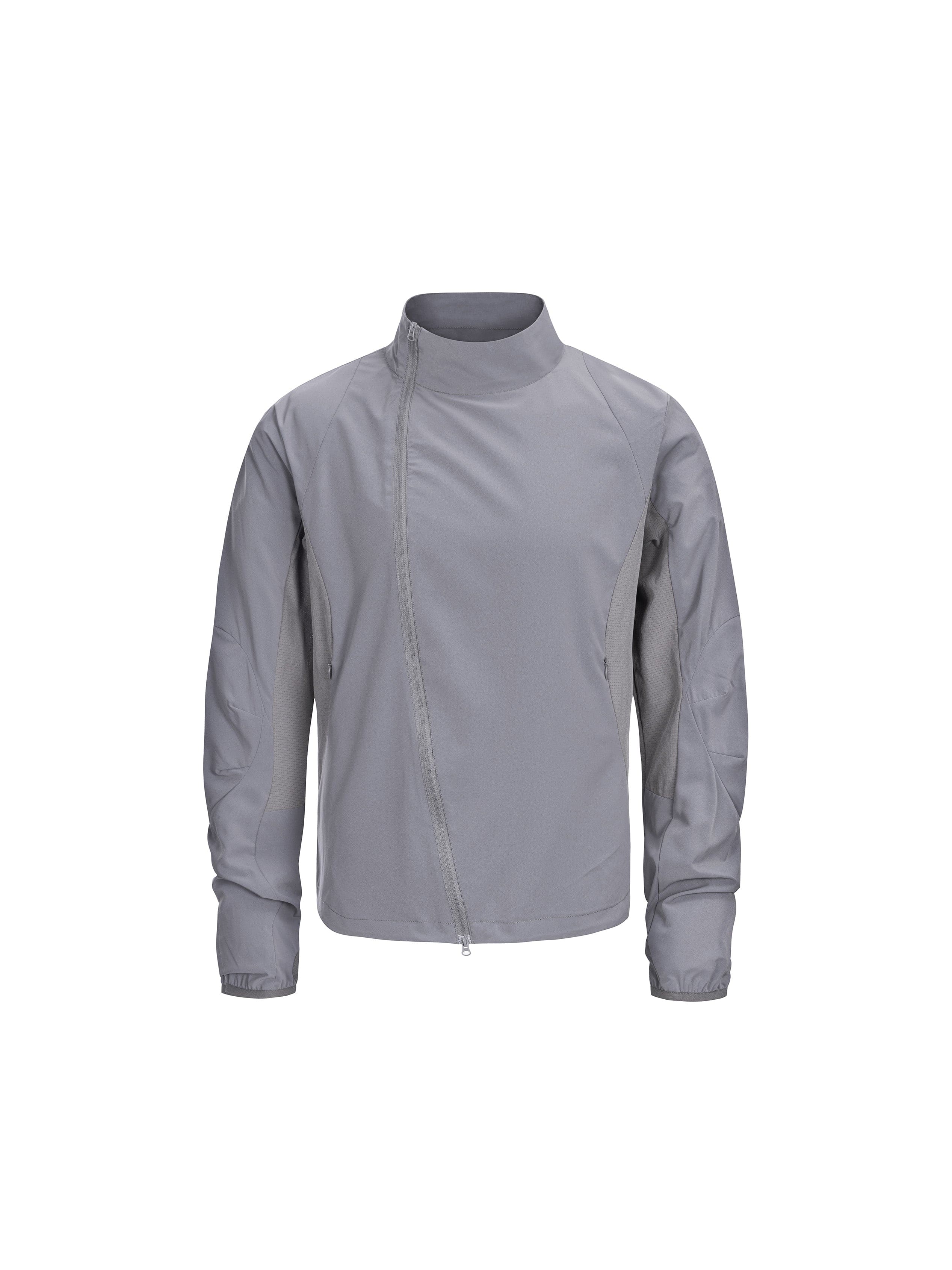 CATSSTAC Asym Zip Stand-Collar Quick-Dry UV Protection Jacket