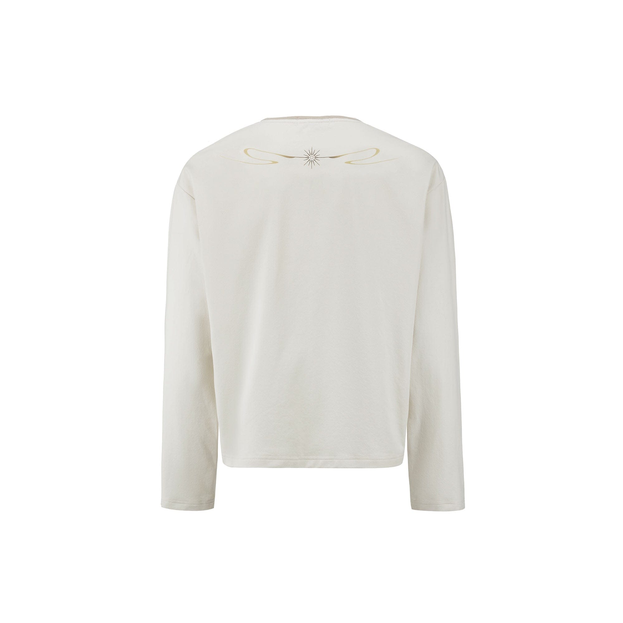 ESAIAS Distressed Stele Long Sleeve Tee