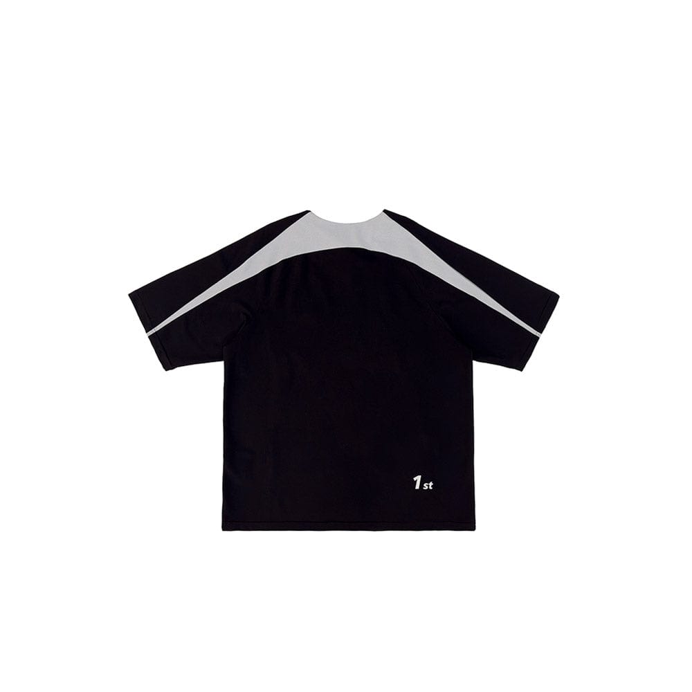 MIICHOUS Racing Contrast Spliced Quick-Dry Raglan T-Shirt