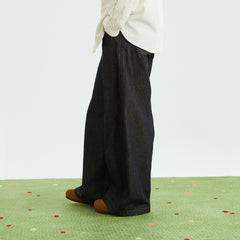 ONADAILYBASIS Essential Curved Paneled Raw Jeans