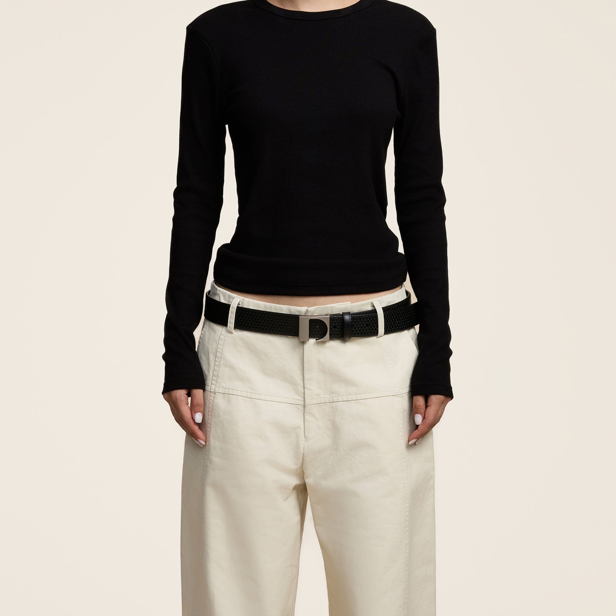 OPICLOTH Classic Embossed Leather Belt
