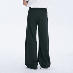 CATSSTAC Classic Pinstripe Wide-Leg Pants