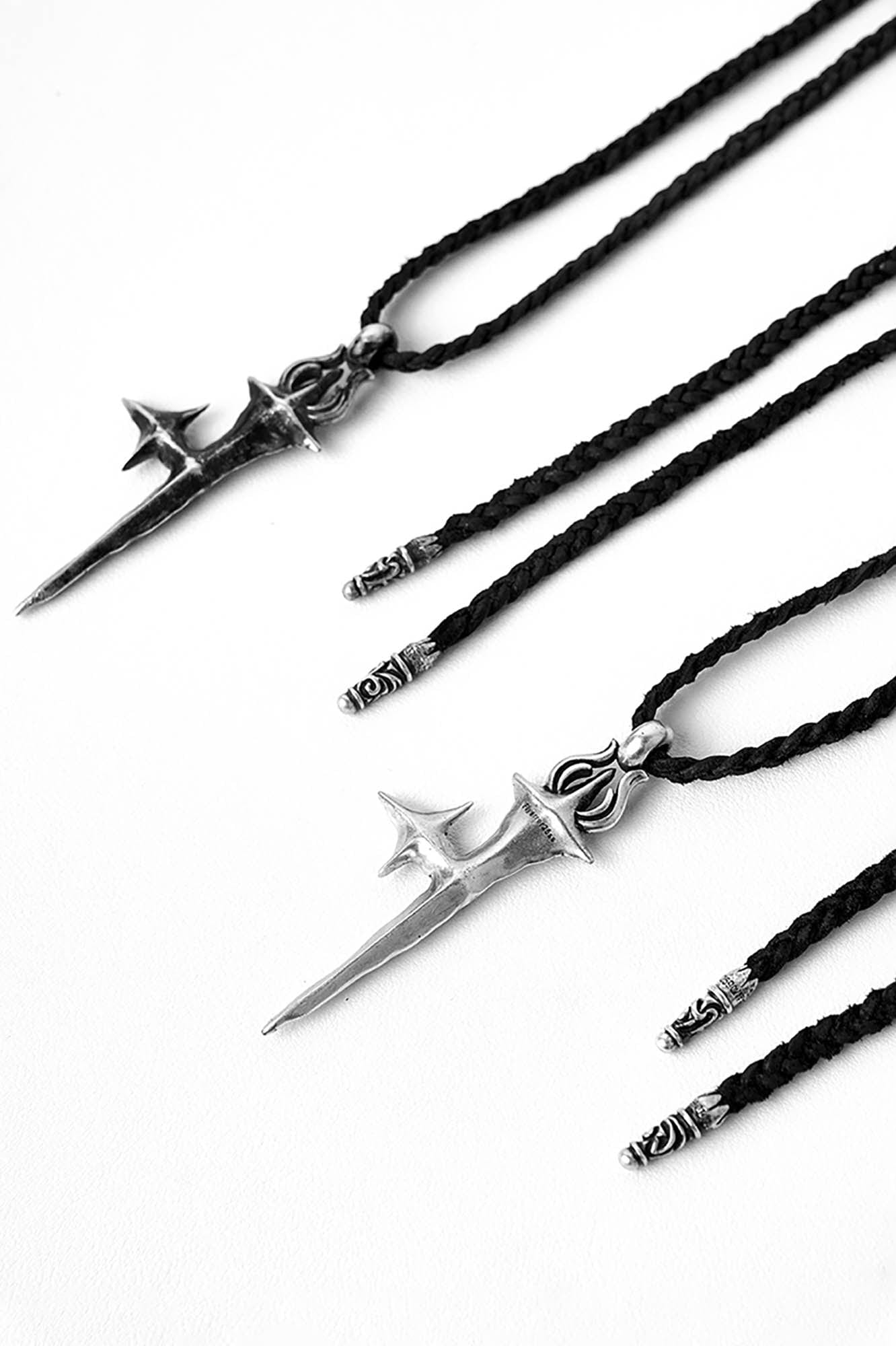 FLYERRER Cross-Star Braided Cord Necklace