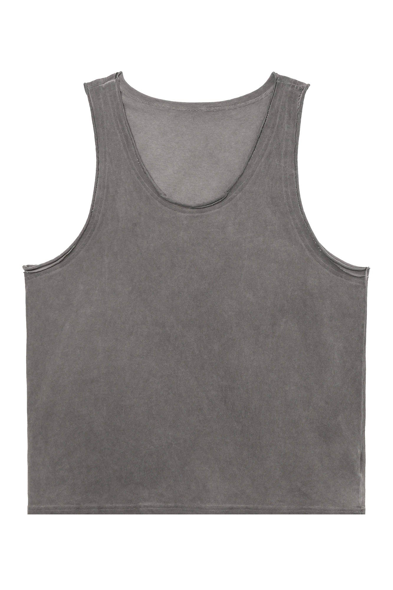 CLP Essential Washed Raw-Edge Tank Top