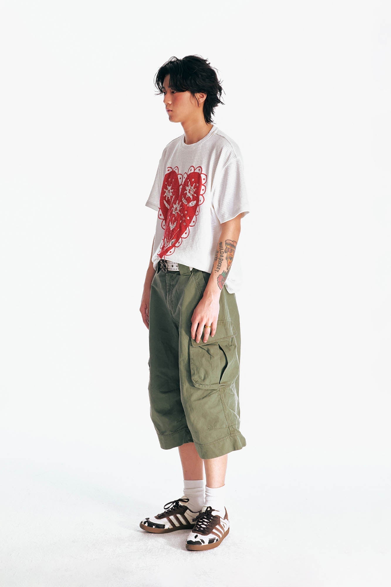 1997 POSTOFFICE The Heart Lace Bloom T-Shirt