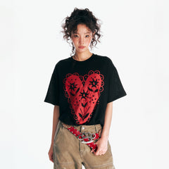 1997 POSTOFFICE The Heart Lace Bloom T-Shirt