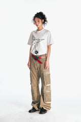 1997 POSTOFFICE Crane With A Blossom Patch T-Shirt
