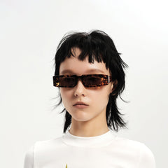 DAMAGE ASIA OPTICALS The Square Bold Frame Sunglasses