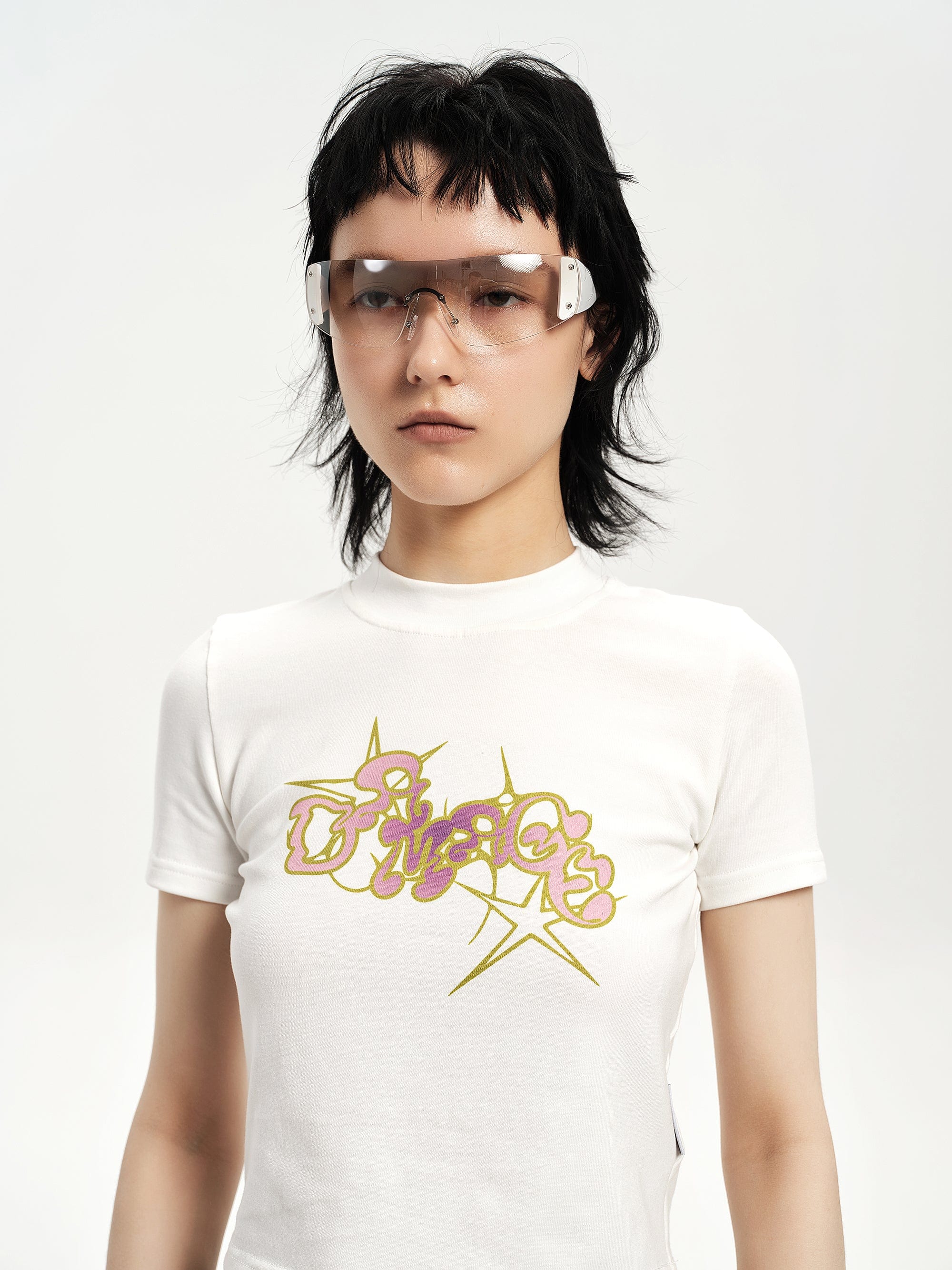 DAMAGE ASIA OPTICALS Frameless One-Piece Sunglasses