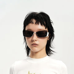 DAMAGE ASIA OPTICALS Modern Half Frame Sunglasses