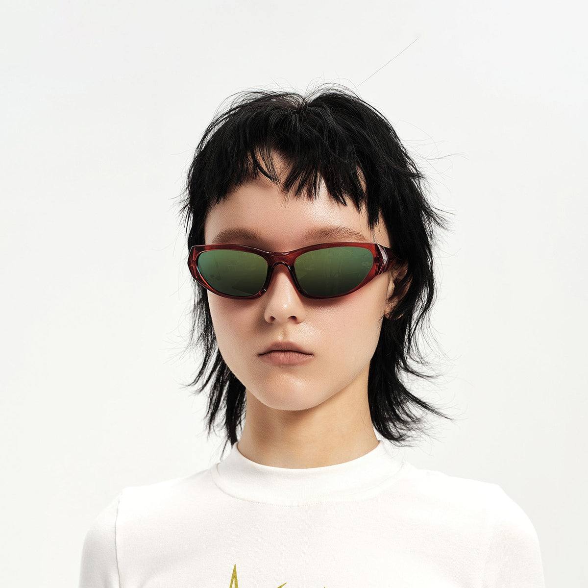 DAMAGE ASIA OPTICALS Essential Cat Eye Bold Frame Sunglasses