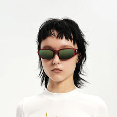 DAMAGE ASIA OPTICALS Essential Cat Eye Bold Frame Sunglasses