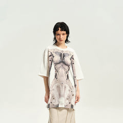 DAMAGE ASIA Ex Machina Graphics Oversized T-Shirt