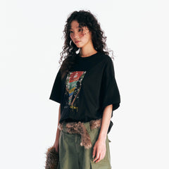 1997 POSTOFFICE Prayer Flags Graphic T-Shirt