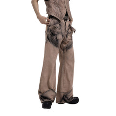DND4DES Deconstructed Desert Petals Jeans