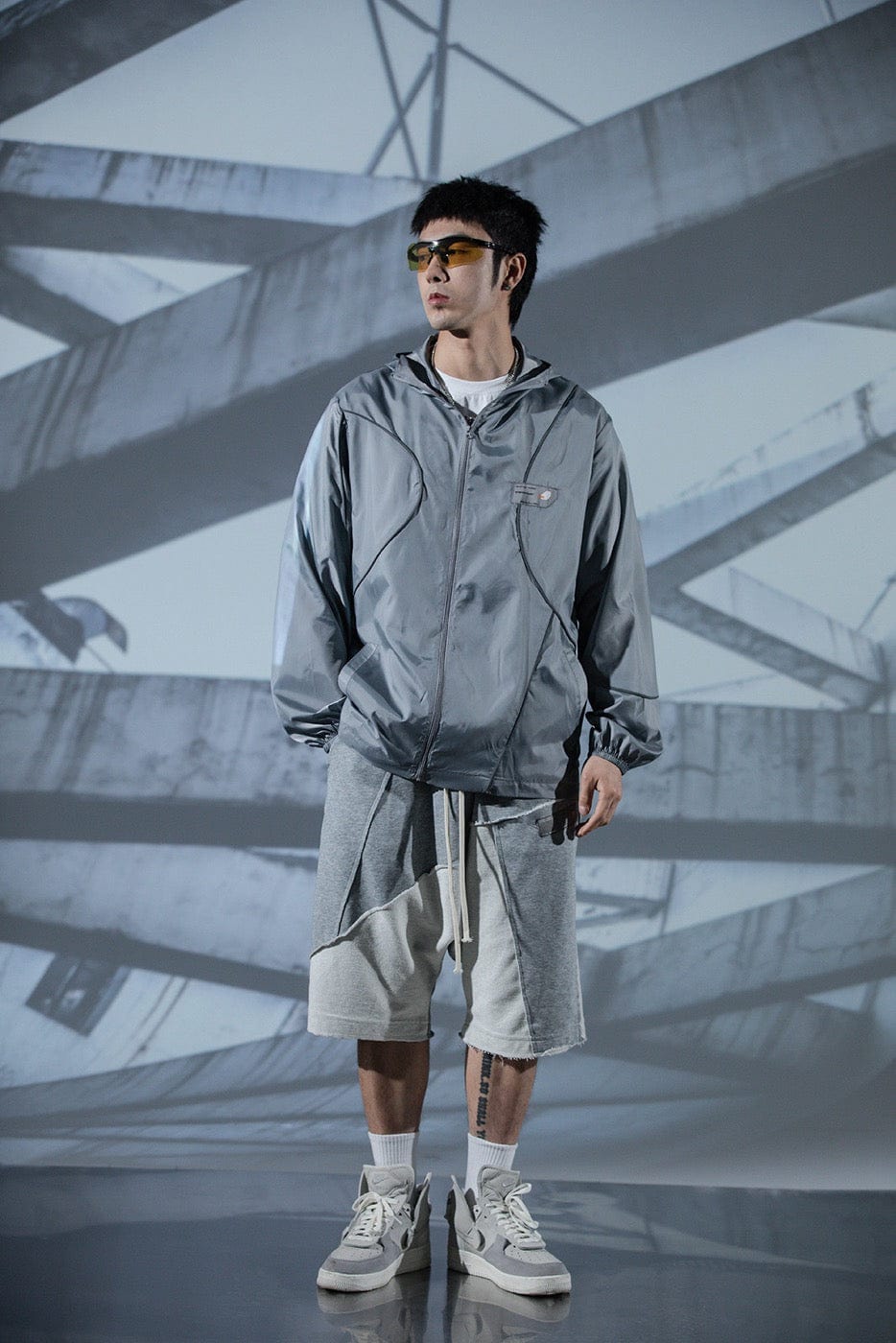 ENSHADOWER Modern Reflective Stripes Jacket