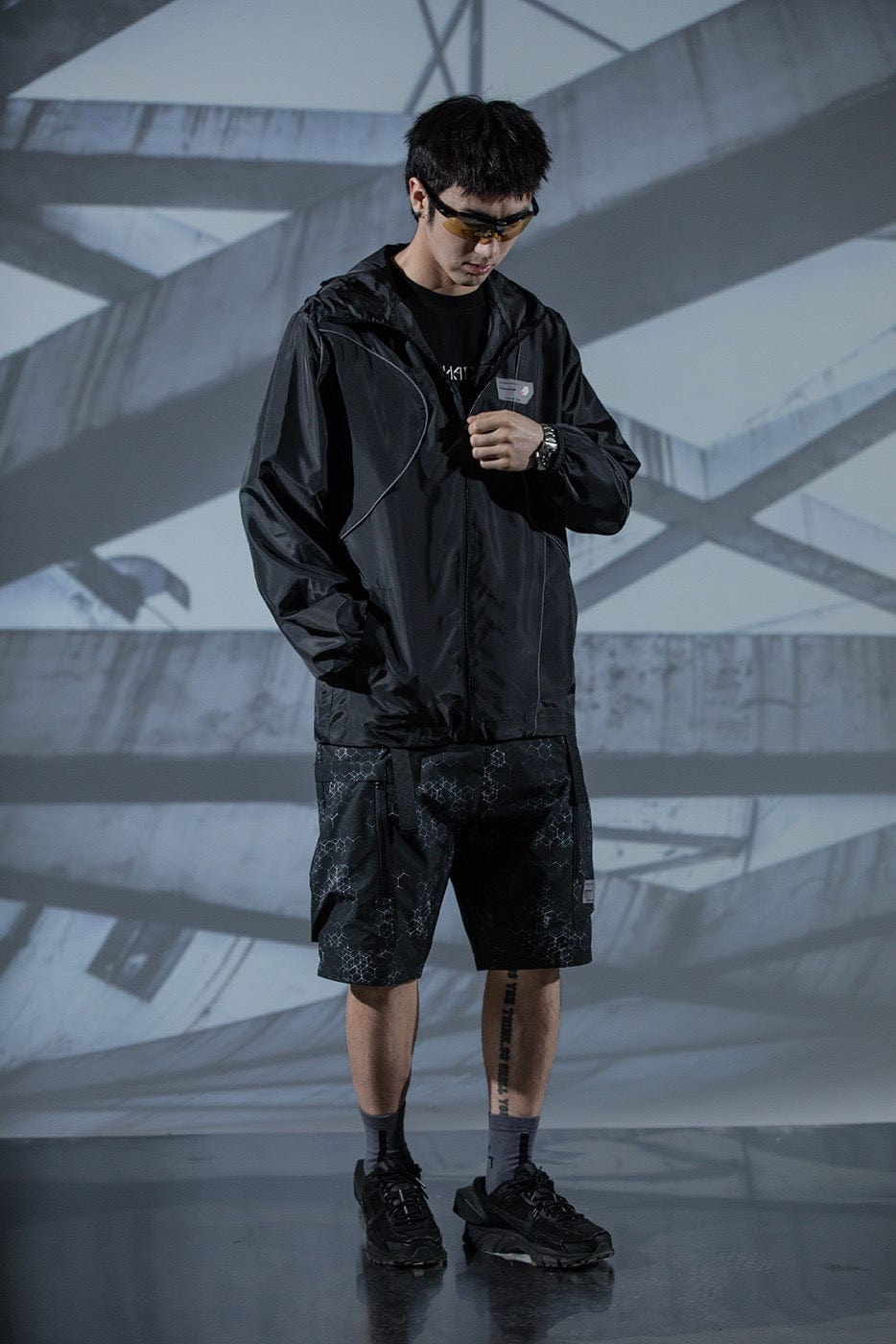 ENSHADOWER Modern Reflective Stripes Jacket