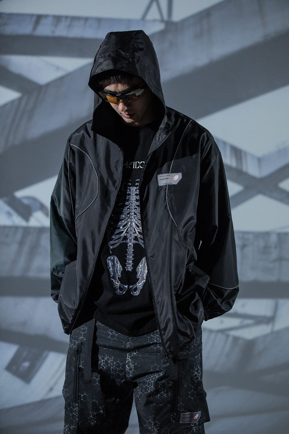 ENSHADOWER Modern Reflective Stripes Jacket