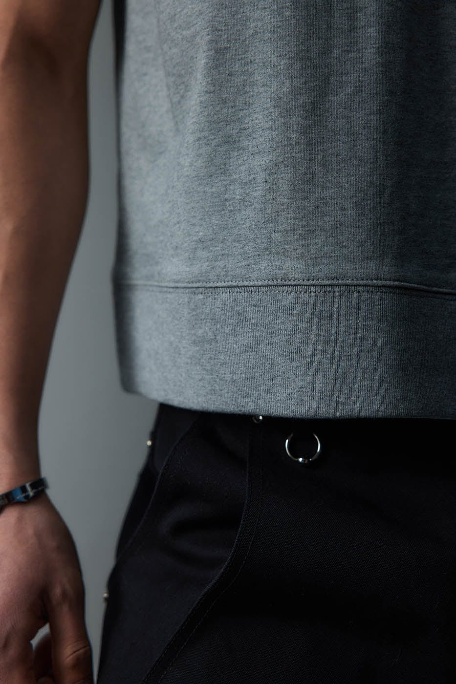 WHISTLEHUNTER Classic Stitch Leather-Tag Heavyweight T-Shirt