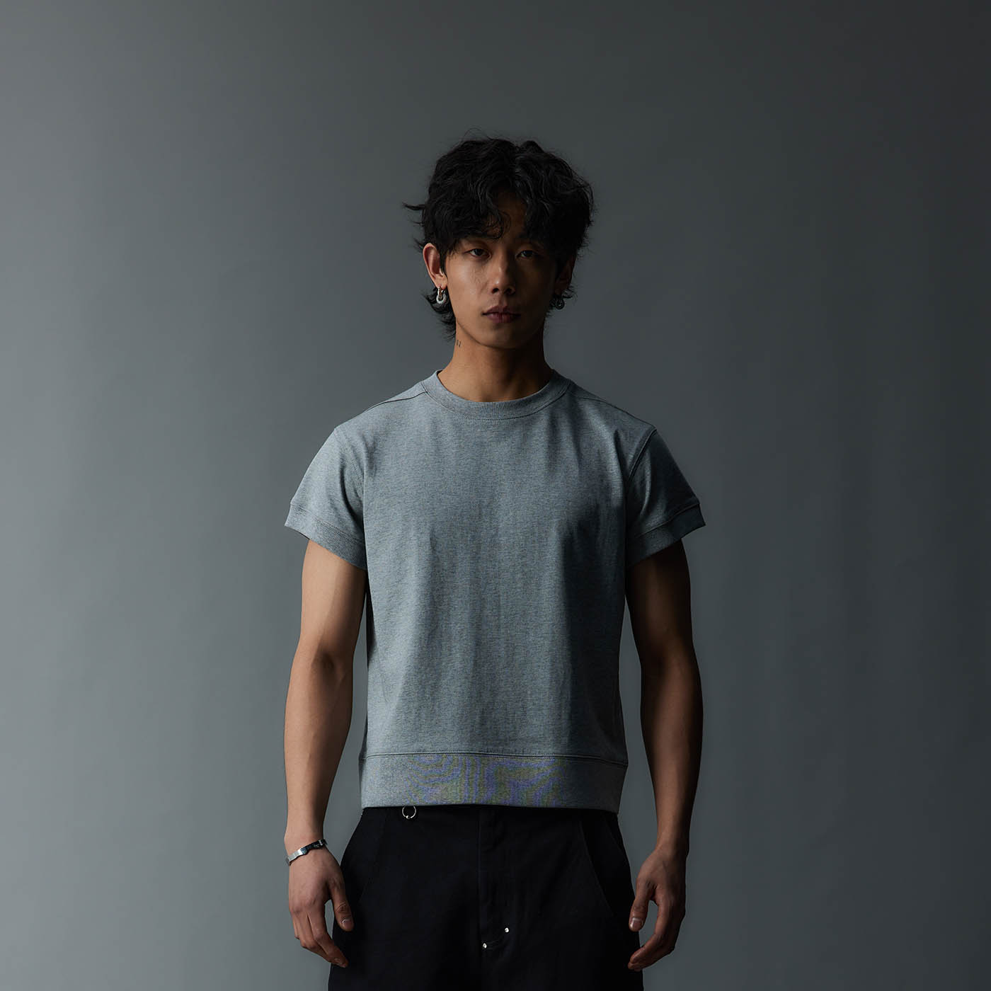 WHISTLEHUNTER Classic Stitch Leather-Tag Heavyweight T-Shirt