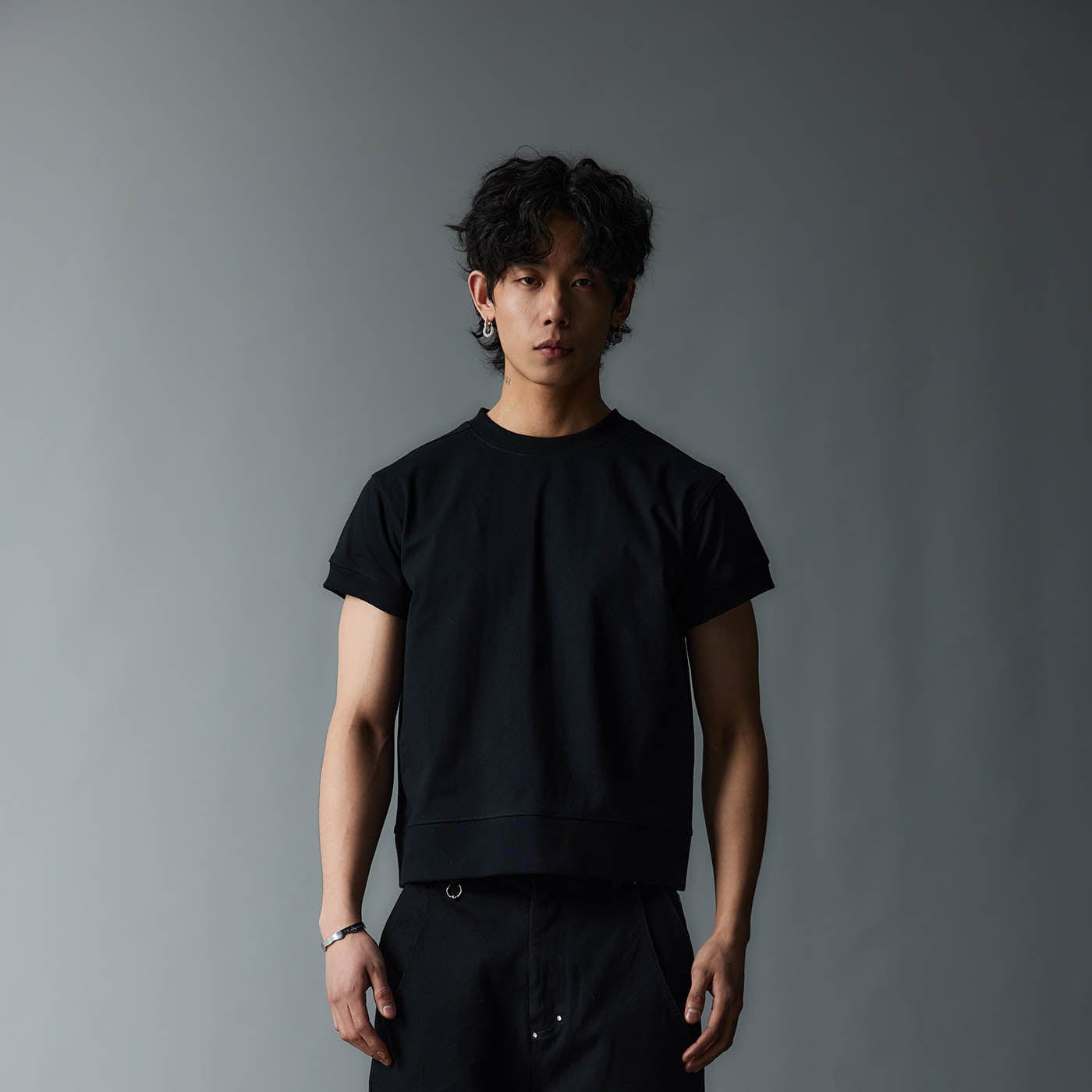 WHISTLEHUNTER Classic Stitch Leather-Tag Heavyweight T-Shirt