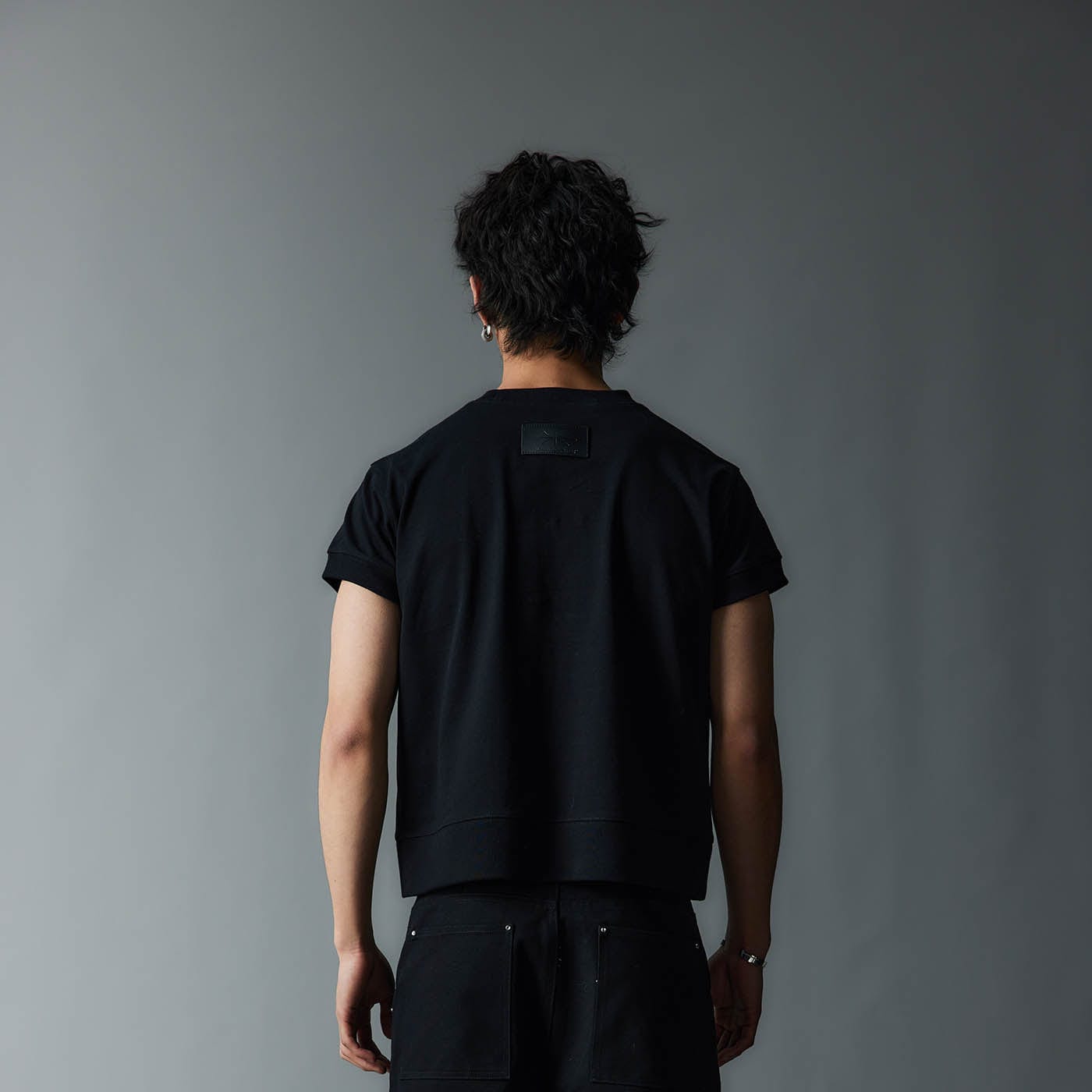WHISTLEHUNTER Classic Stitch Leather-Tag Heavyweight T-Shirt