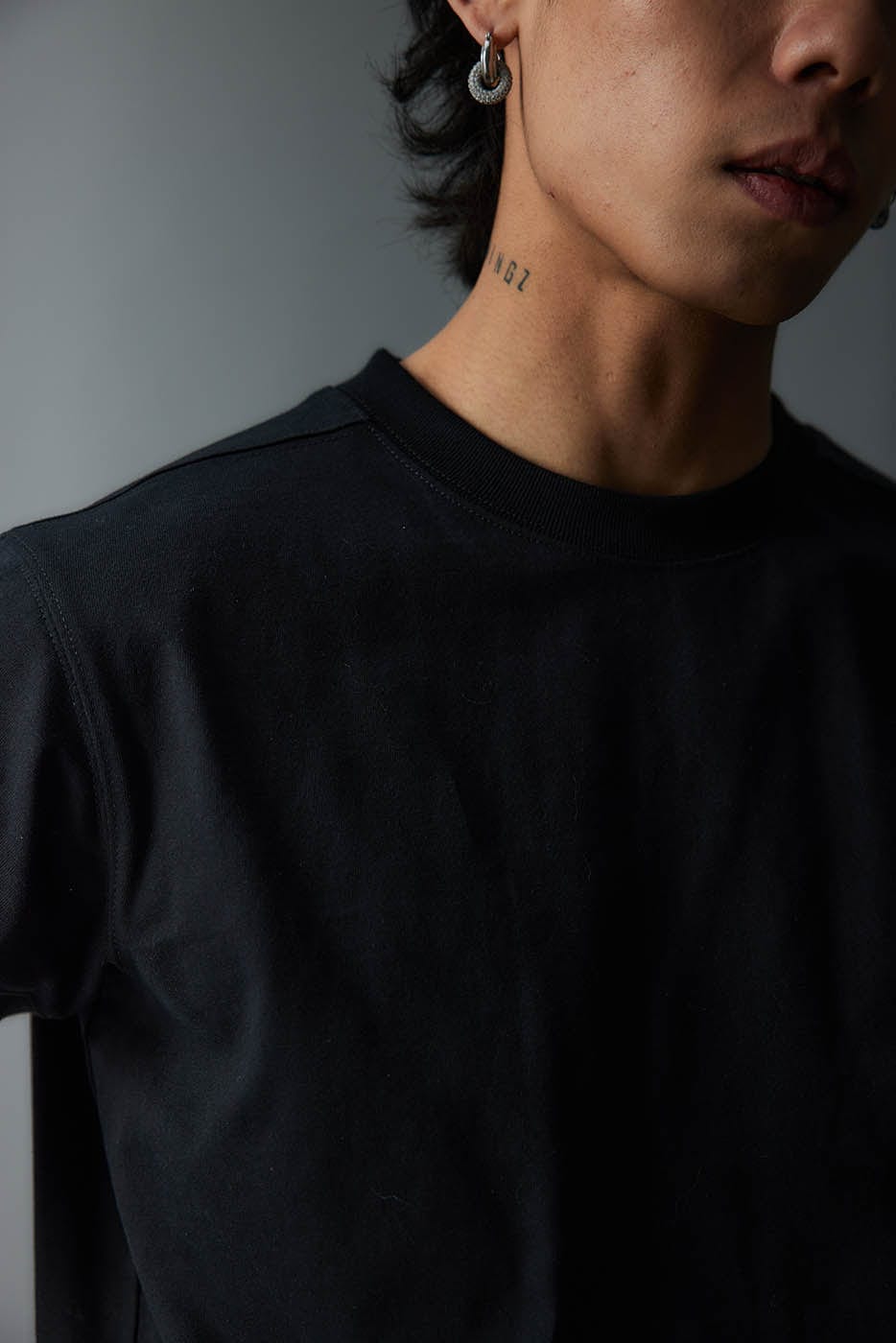 WHISTLEHUNTER Classic Stitch Leather-Tag Heavyweight T-Shirt