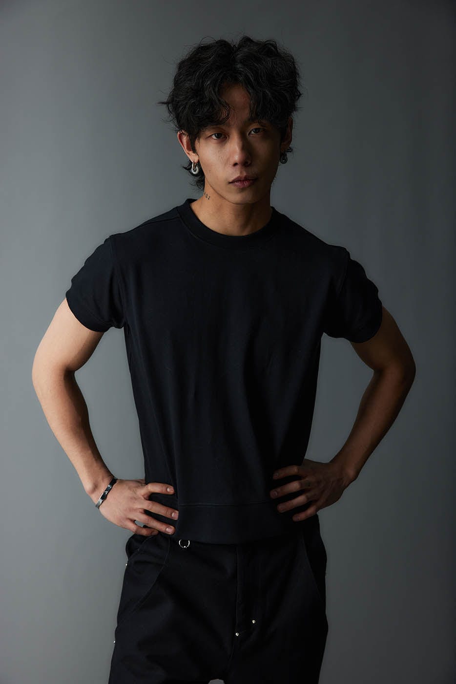 WHISTLEHUNTER Classic Stitch Leather-Tag Heavyweight T-Shirt