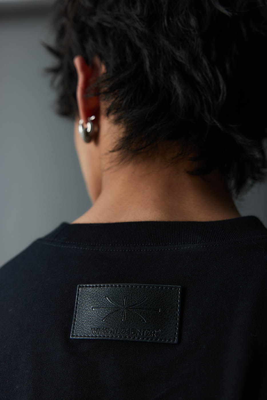 WHISTLEHUNTER Classic Stitch Leather-Tag Heavyweight T-Shirt