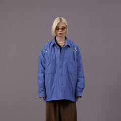 MIICHOUS Crystal Star Cotton Padded Shirt Jacket