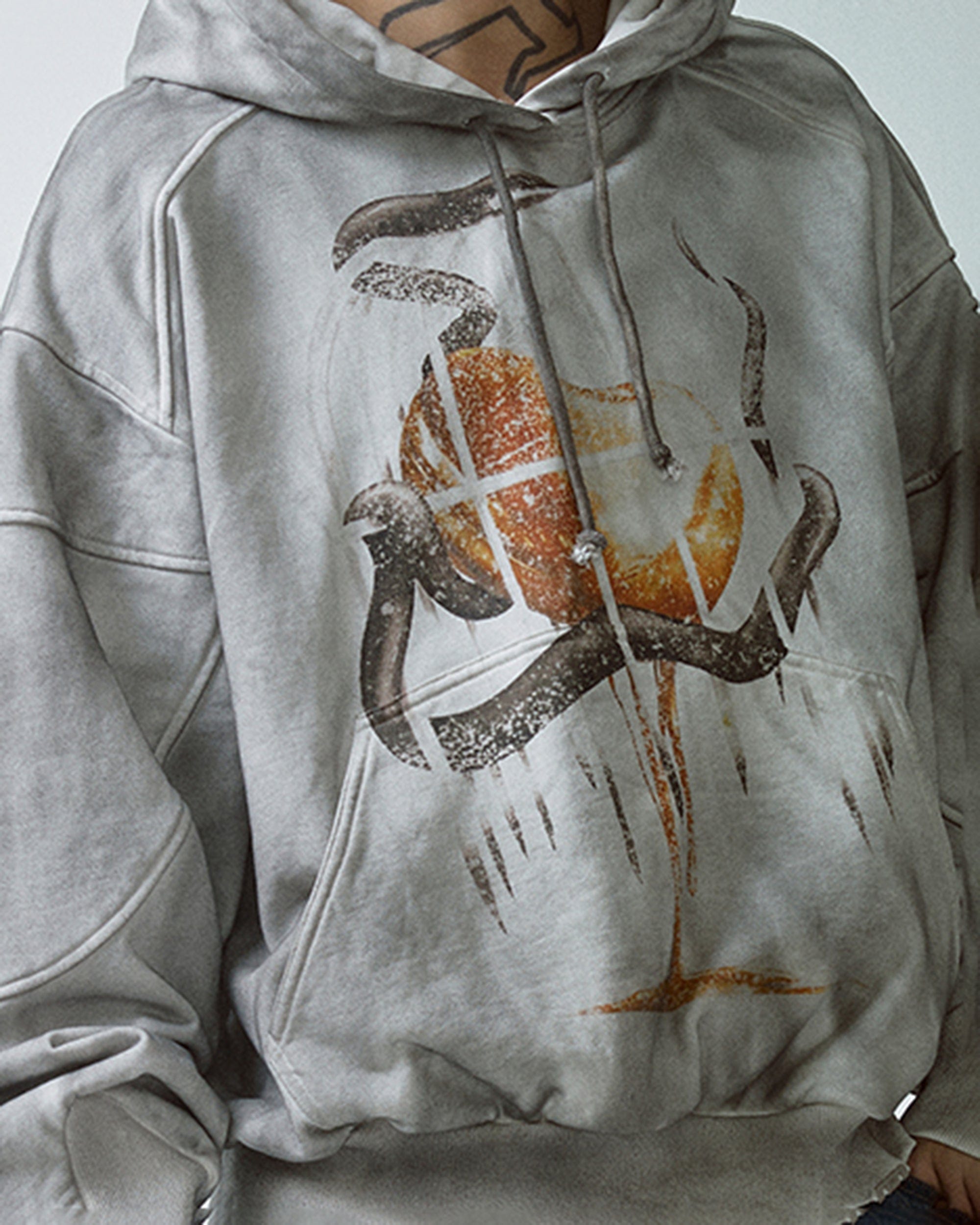 F2CE Retro Deconstructed Snake Hoodie