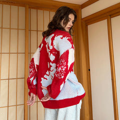 MIICHOUS Annan Lake Abstract Crewneck Sweater