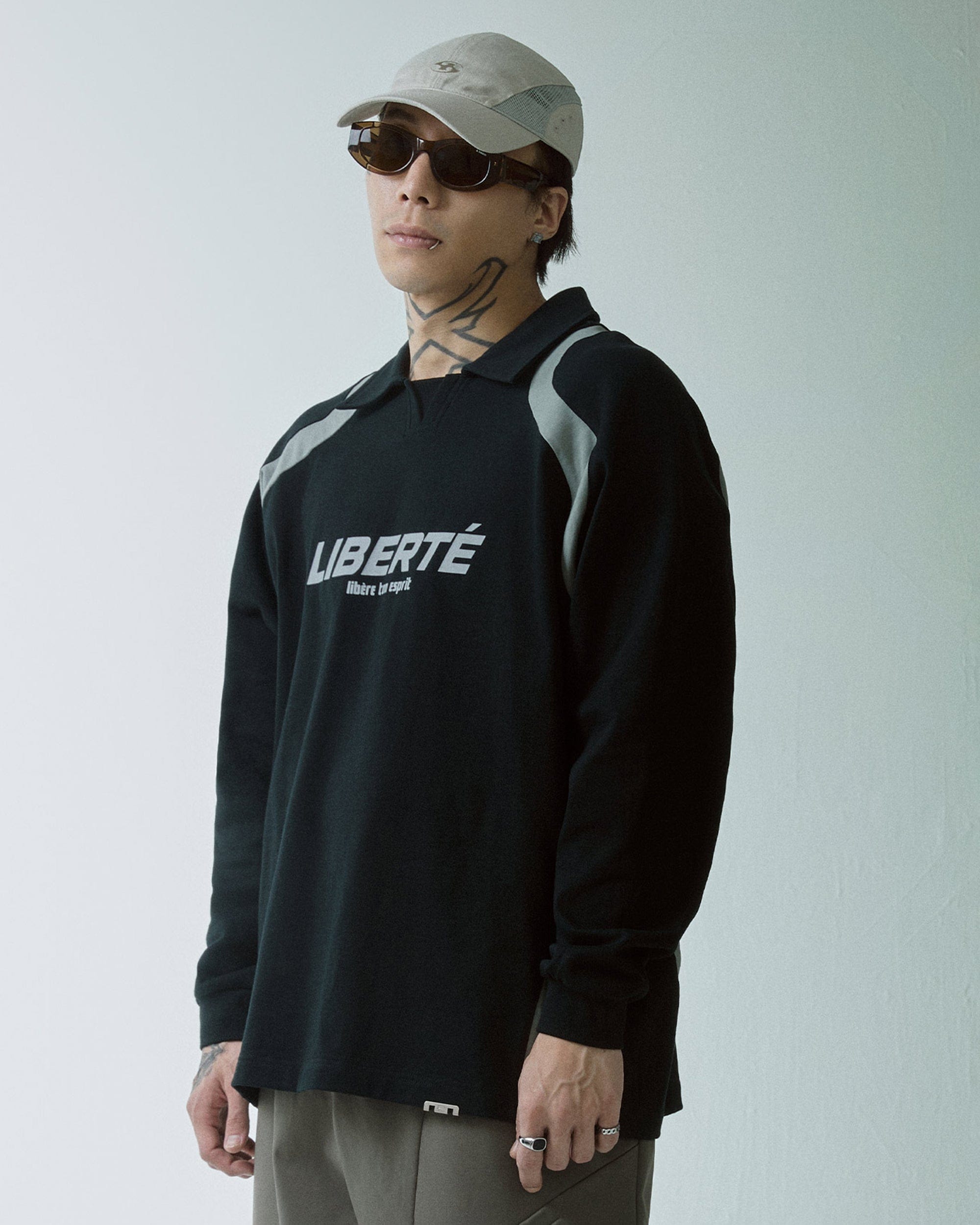 F2CE Retro Deconstructed Raglan Long-Sleeve Tee