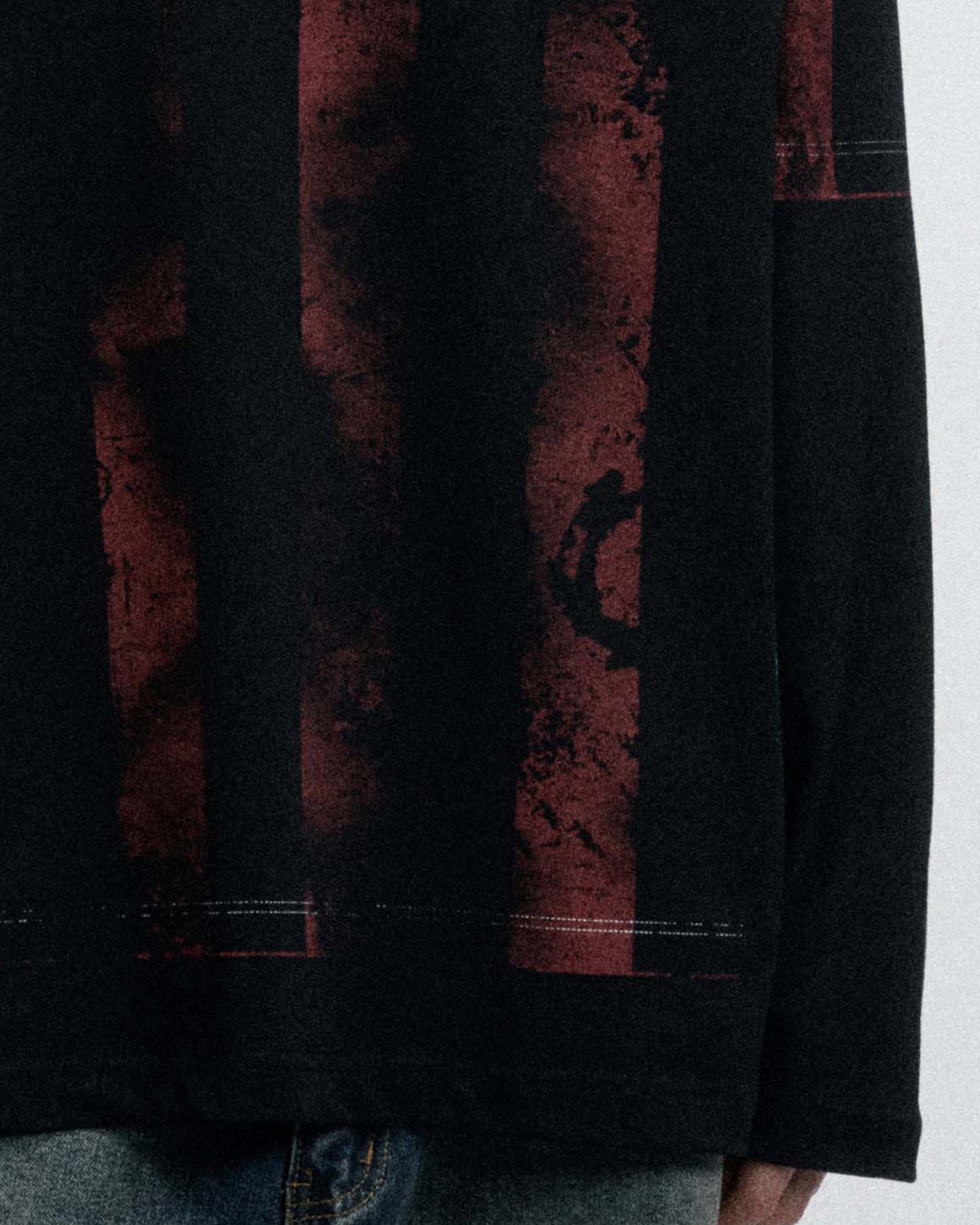 OVDY Retro Distressed Long-Sleeve Jersey
