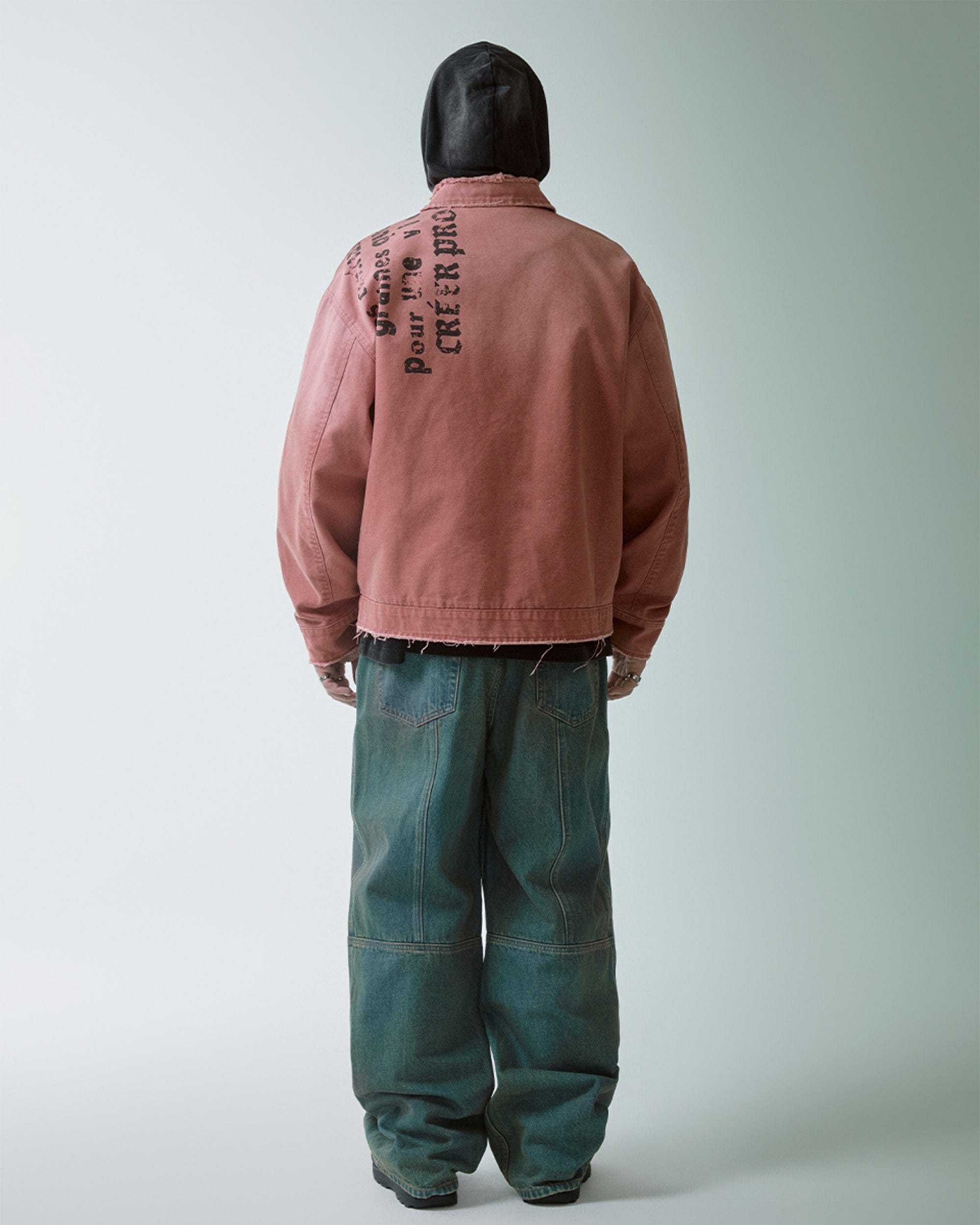 F2CE Distressed Badge Patchwork Jacket