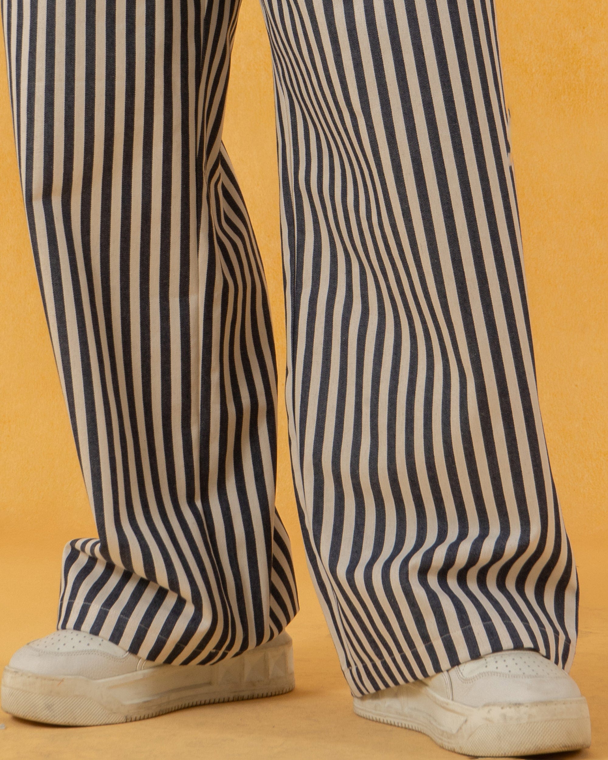 CLP Striped Wide-Leg Pants