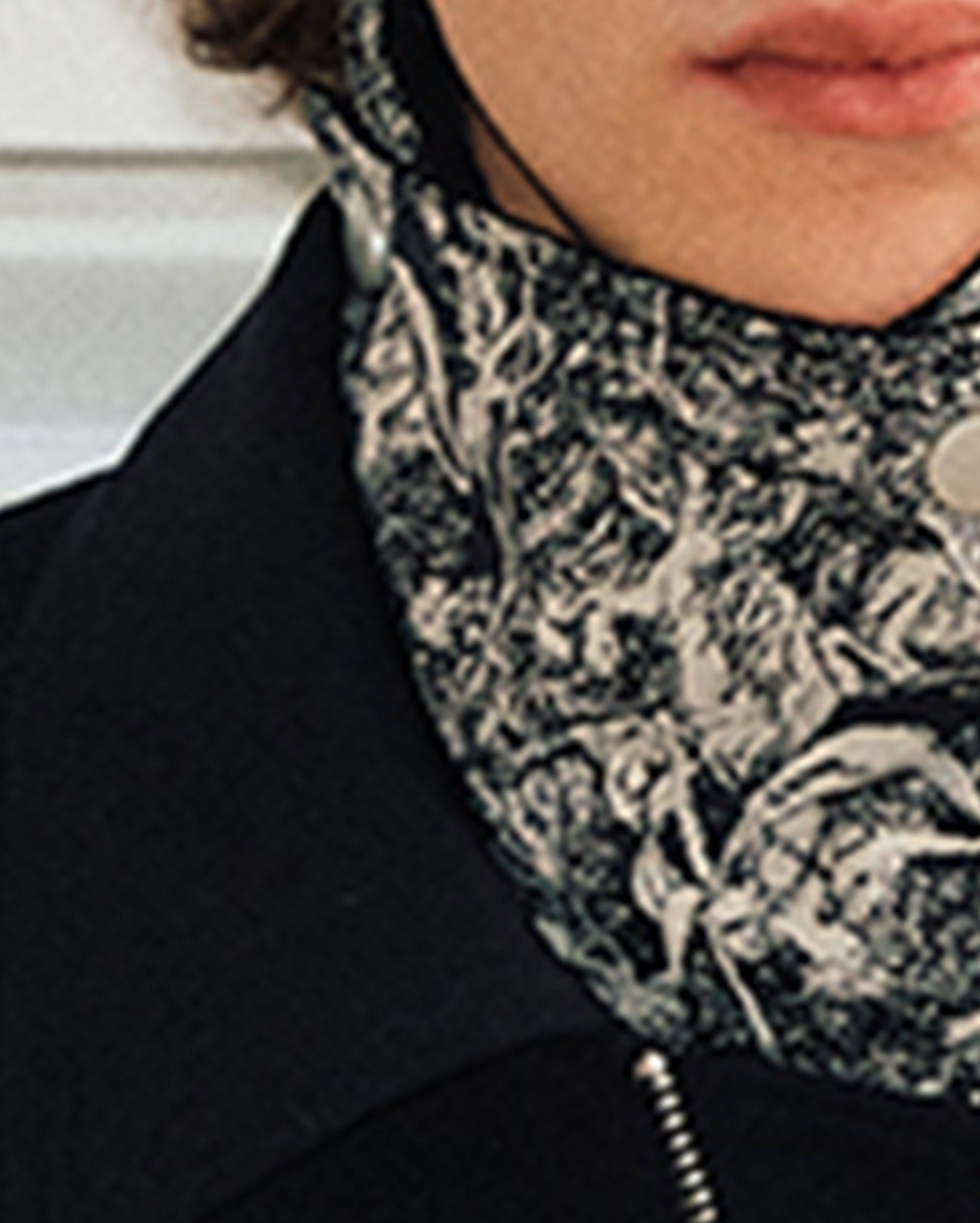 KREATE Reversible Full Print Snap Scarf