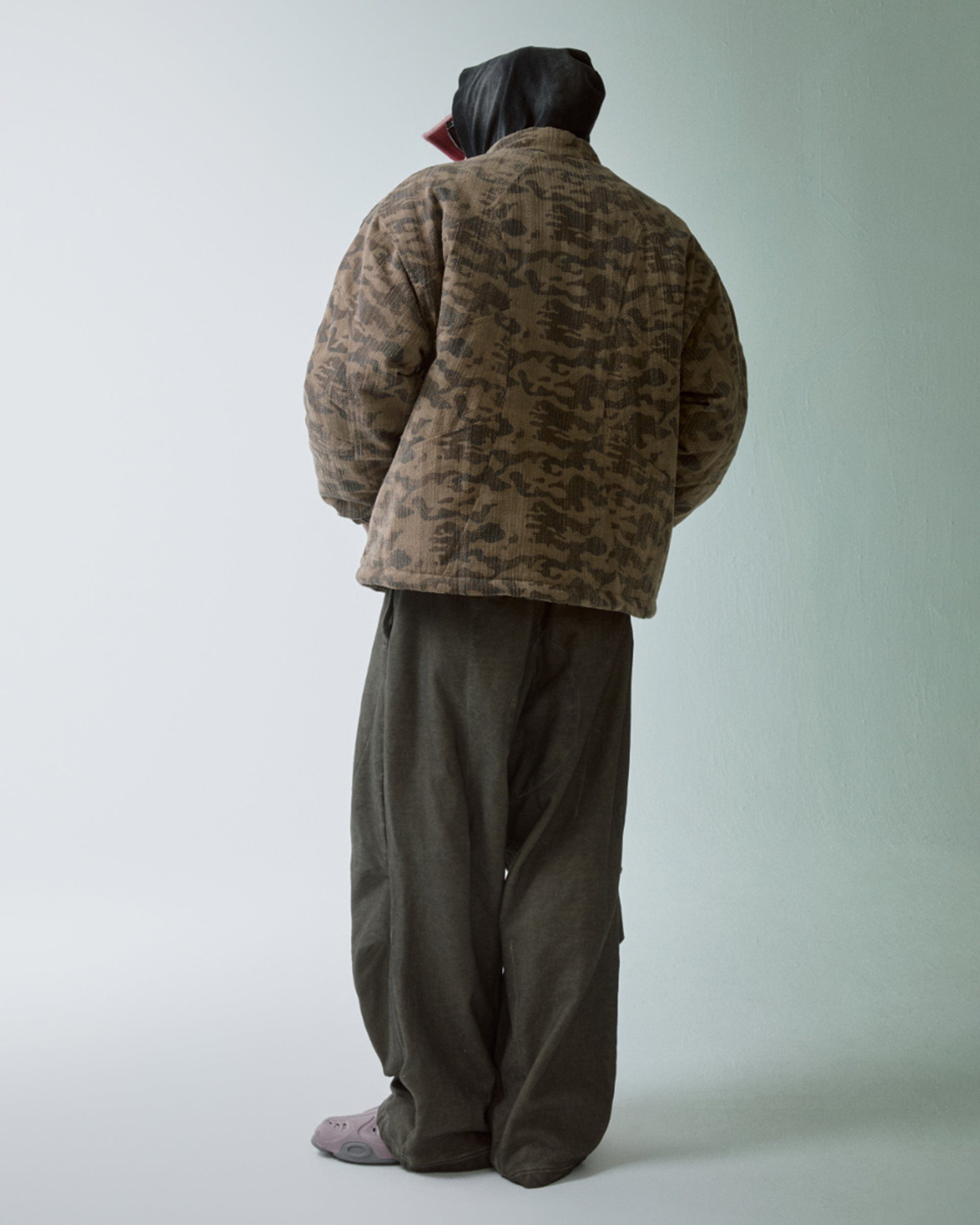 F2CE Retro Deconstructed Crinkled Pants